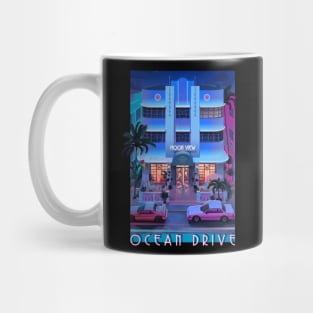 Ocean Drive Night Mug